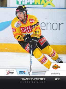 2010-11 Erste Bank Eishockey Liga #170 Francois Fortier Front