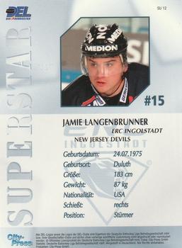 2004-05 Playercards (DEL) - Superstars #SU12 Jamie Langenbrunner Back