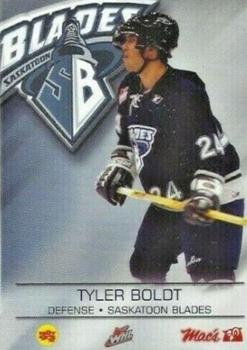 2004-05 Saskatoon Blades (WHL) #NNO Tyler Boldt Front
