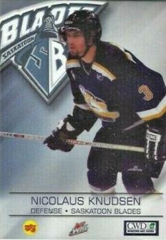 2004-05 Saskatoon Blades (WHL) #NNO Nicolaus Knudsen Front