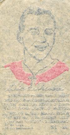 1962-63 York Peanut Butter Iron-On Transfers #22 Dickie Moore Back