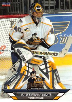 2005-06 Choice Peoria Rivermen (AHL) #22 Patrick Lalime Front