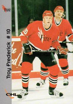 1994-95 Central Hockey League #NNO Troy Frederick Front