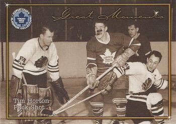 2002-03 Toronto Maple Leafs Platinum Collection #100 Horton Puck Shot Front