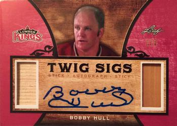 2016 Leaf Lumber Kings - Twig Sigs Red #TS-BH1 Bobby Hull Front