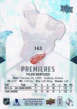 2016-17 Upper Deck Ice #163 Tyler Bertuzzi Back