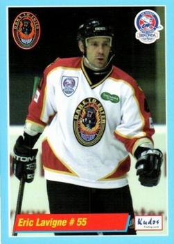 2000-01 British Ice Hockey Superleague BISL #NNO Eric Lavigne Front