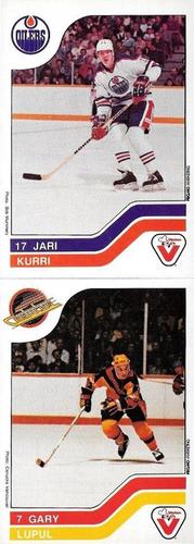 1983-84 Vachon - Uncut Panels #31 /111 Jari Kurri / Gary Lupul Front
