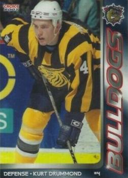 2000-01 Choice Hamilton Bulldogs (AHL) #4 Kurt Drummond Front