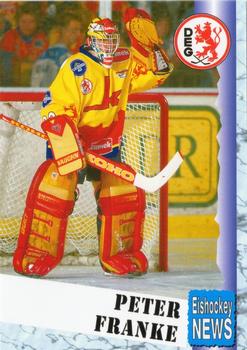 1999-00 Eishockey News 2.Bundesliga Germany #096 Peter Franke Front