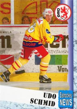1999-00 Eishockey News 2.Bundesliga Germany #097 Udo Schmid Front