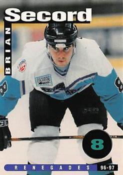 1996-97 Power Play Richmond Renegades (ECHL) #NNO Brian Secord Front