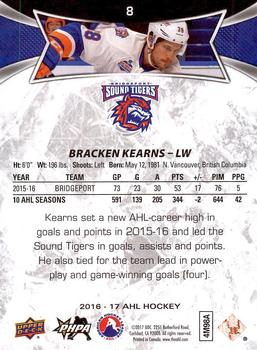 2016-17 Upper Deck AHL #8 Bracken Kearns Back