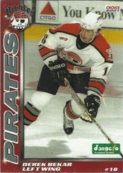 2000-01 Choice Portland Pirates (AHL) #11 Derek Bekar Front