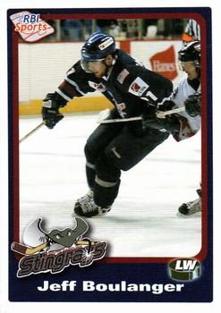 2003-04 RBI Sports ECHL #322 Jeff Boulanger Front