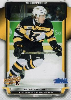 2015-16 Extreme Kingston Frontenacs (OHL) #11 Ted Nichol Front