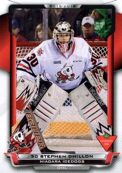 2015-16 Extreme Niagara IceDogs (OHL) #24 Stephen Dhillon Front
