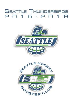 2015-16 Booster Club Seattle Thunderbirds (WHL) #1 Header Card Front