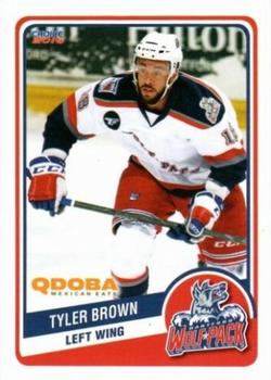 2015-16 Choice Hartford Wolf Pack (AHL) #5 Tyler Brown Front