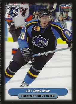 2003-04 Choice Bridgeport Sound Tigers (AHL) #10 Derek Bekar Front