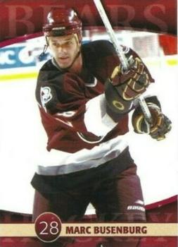2003-04 Hershey Bears (AHL) #5 Marc Busenburg Front