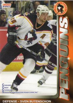 2000-01 Choice Wilkes Barre/Scranton Penguins (AHL) #4 Sven Butenschon Front
