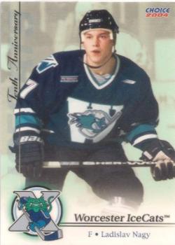2000-01 Choice Worcester IceCats (AHL) #5 Ladislav Nagy Front