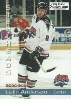 2000-01 Grandstand Idaho Steelheads (WCHL) #NNO Colin Anderson Front