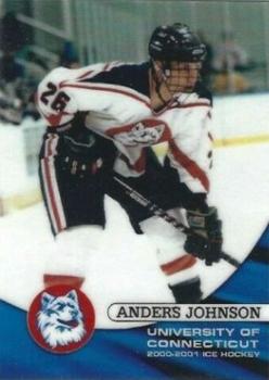 2000-01 Affiliated Opportunities Connecticut Huskies (NCAA) #9 Anders Johnson Front