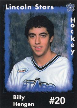 2000-01 Blueline Booster Club Lincoln Stars (USHL) #15 Billy Hengen Front