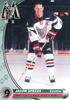 2000-01 Mississauga IceDogs (OHL) #NNO Jason Spezza Front