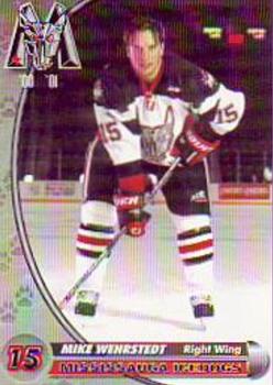 2000-01 Mississauga IceDogs (OHL) #NNO Mike Wehrstedt Front