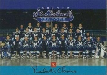 2000-01 President's Choice Toronto St. Michael's Majors (OHL) #NNO Team Photo Front