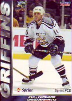 2001-02 Choice Grand Rapids Griffins (AHL) #9 David Hymovitz Front