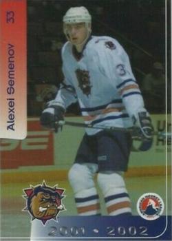 2001-02 Hamilton Bulldogs (AHL) #18 Alexei Semenov Front