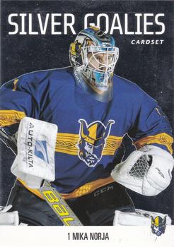 2016-17 Cardset Finland - Silver Goalies #SG4 Mika Norja Front