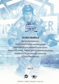 2016-17 Cardset Finland - Stick Master #SM9 Aleksi Saarela Back