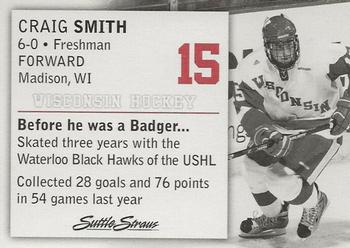2009-10 Suttle-Straus Wisconsin Badgers (NCAA) #NNO Craig Smith Back
