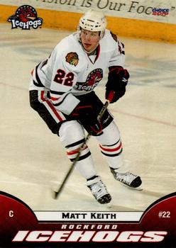 2009-10 Choice Rockford IceHogs (AHL) #19 Matt Keith Front