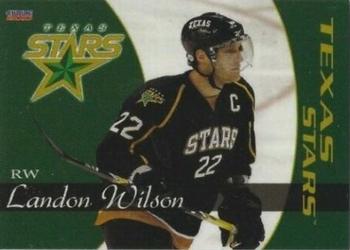2009-10 Choice Texas Stars (AHL) #1 Landon Wilson Front