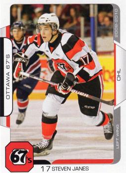 2009-10 Extreme Ottawa 67's (OHL) #9 Steven Janes Front