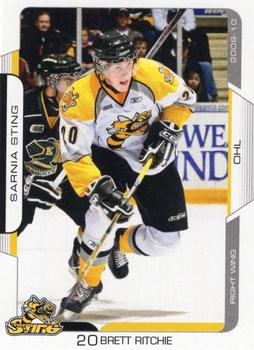 2009-10 Extreme Sarnia Sting (OHL) #11 Brett Ritchie Front
