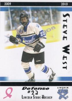 2009-10 Blue Line Booster Club Lincoln Stars (USHL) #21 Steve West Front