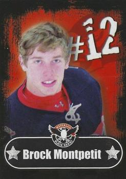 2009-10 Waterloo Black Hawks (USHL) #14 Brock Montpetit Front