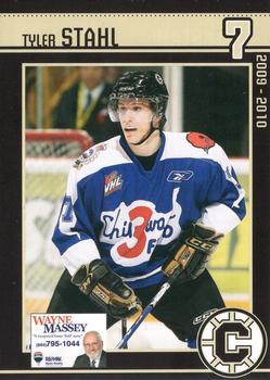 2009-10 Chilliwack Bruins (WHL) #NNO Tyler Stahl Front