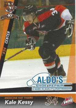 2009-10 Medicine Hat Tigers (WHL) #NNO Kale Kessy Front