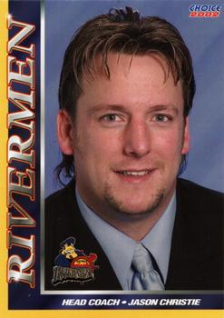 2001-02 Choice Peoria Rivermen (ECHL) #2 Jason Christie Front
