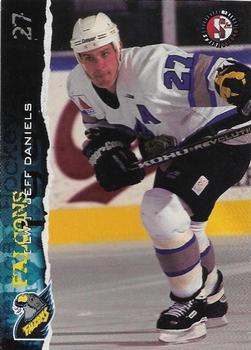 1996-97 SplitSecond Springfield Falcons (AHL) #NNO Jeff Daniels Front