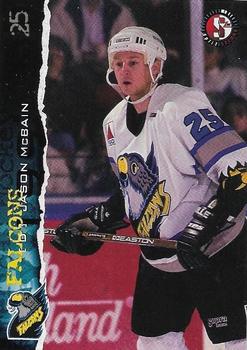 1996-97 SplitSecond Springfield Falcons (AHL) #NNO Jason McBain Front