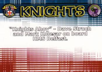 2001-02 Cardtraders London Knights (BISL) #NNO Knights Ahoy Back